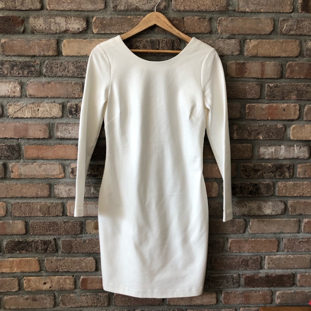 Banana Republic Ponte Zip Back Dress NWT